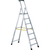 Stufen-Stehleiter, einseitig begehbar, gebördelt